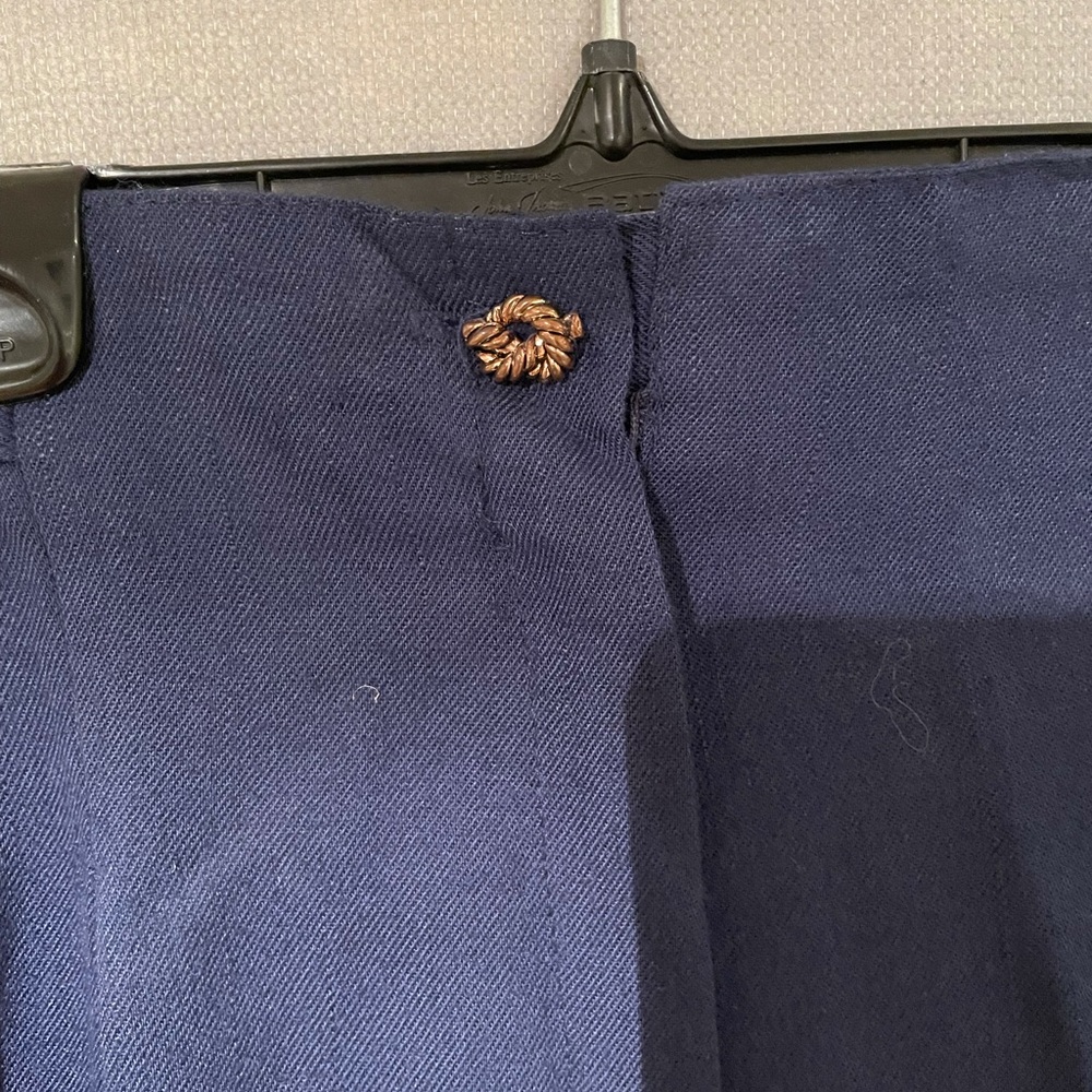 Vintage “grandma”flax pocketed pant